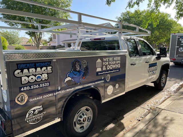 Grease Monkey Garage Door
