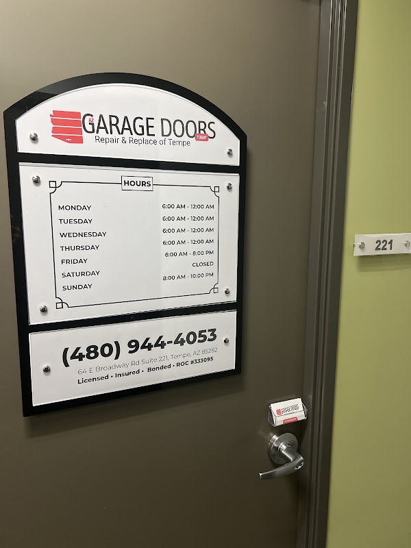 AZ Garage Doors Today Repair & Replace Of Tempe