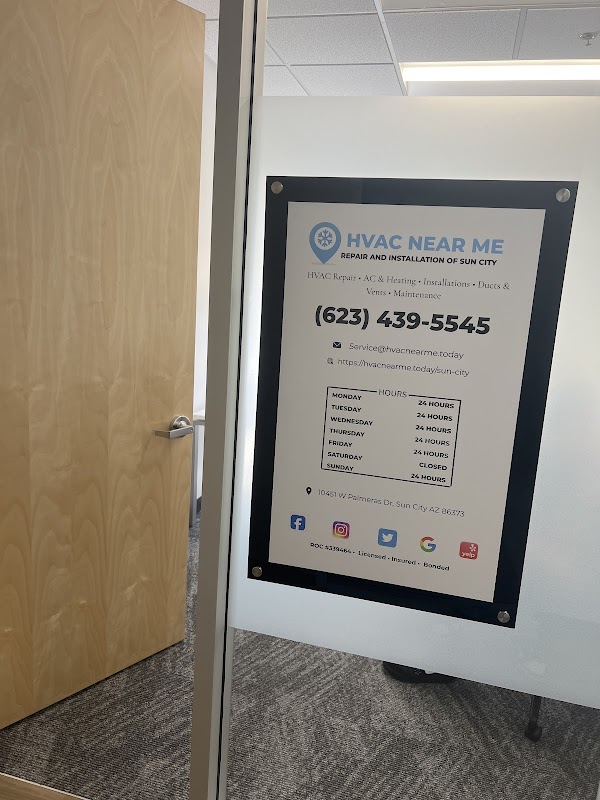 HVAC Near Me Repair and Installation of Sun City