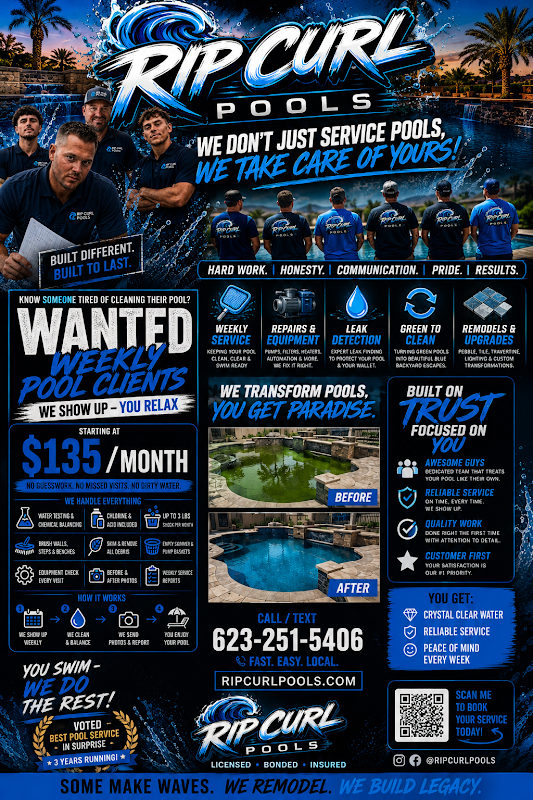 Rip Curl Pool Repair & Remodeling