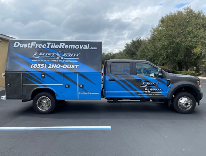 DustRam Dust Free Tile Removal Services and Tools